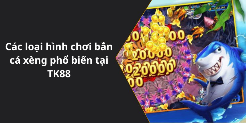 Các loại hình chơi bắn Cá Xèng Đổi Thưởng phổ biến tại TK88