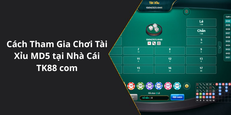 Cách Tham Gia Chơi Tài Xỉu MD5 tại Nhà Cái TK88 com